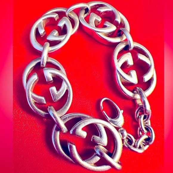 Authentic Gucci Sterling Silver Bracelet - Picture 1 of 16